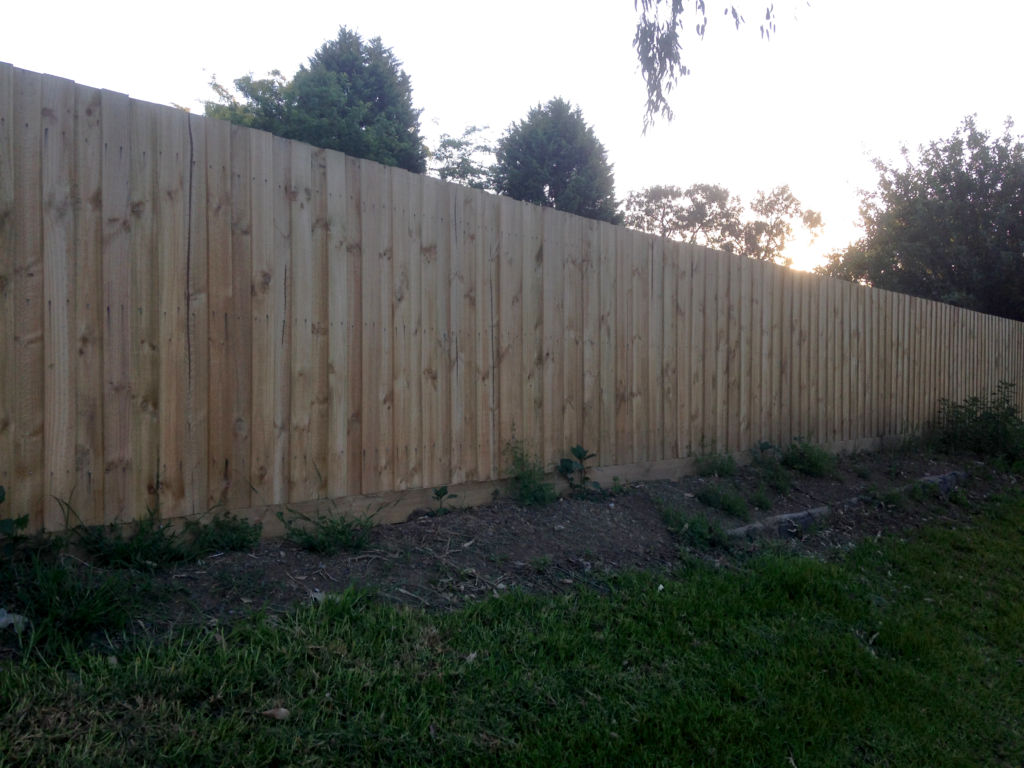 Timber Fencing Treated Pine Paling Eastside Fencing