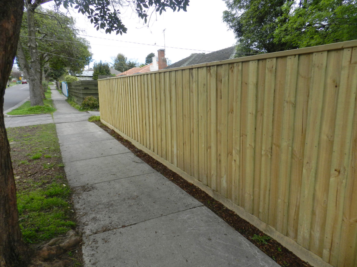 Timber Fencing Treated Pine Paling Eastside Fencing